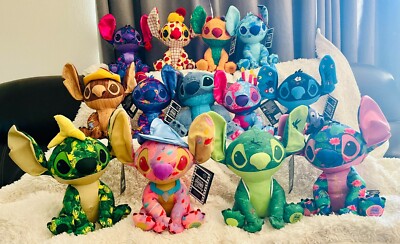 Stitch Crashes Disney Plush Full Set 1-12 new with Tags Limited