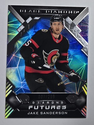 2022-23 Upper Deck Black Diamond #BDF-SA Jake Sanderson Diamond Futures #/299