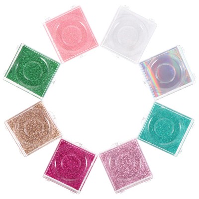 8Pcs Leere Lidschatten Container Lidschatten Fall False Lash Fall Halter