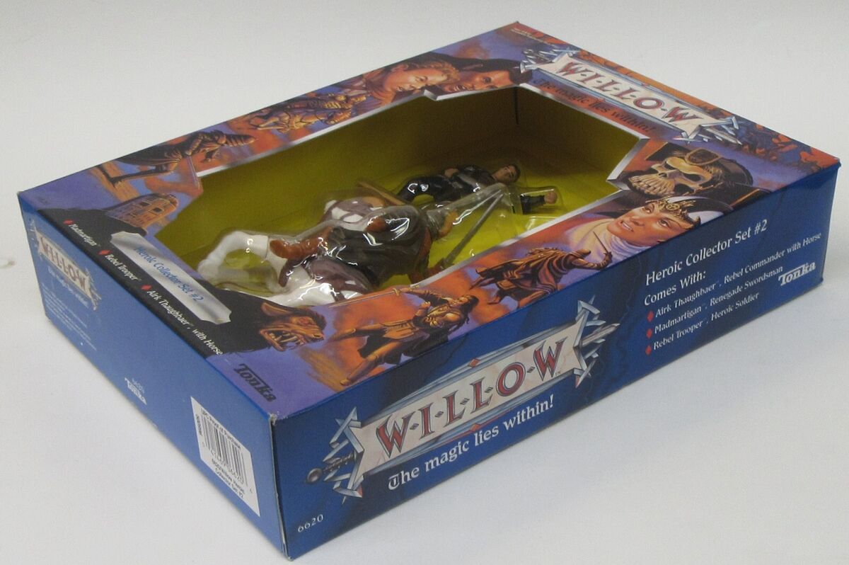 Tonka 1988 Willow Movie HEROIC COLLECTOR SET #2 with 3 Tonka 1988 Willow Movie HEROIC COLLECTOR SET #2 with 3