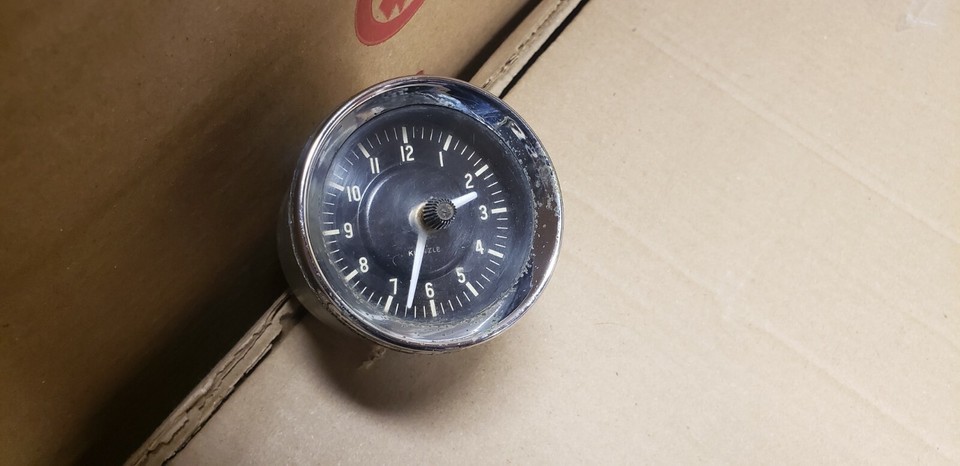 KIENZLE VINTAGE 12V CLOCK MERCEDES BMW PORSCHE OPEL VW | eBay