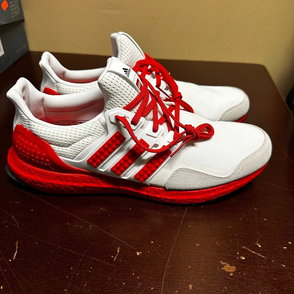 Adidas x , Ultraboost Running Shoes, Red and White Men main image 2