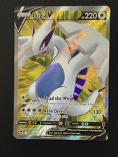 Carta Pokémon rara Lugia V (Full Art) 185/195 Spada e Scudo Tempesta Argento Holo