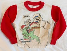 Vintage Ghostbusters Long Sleeve Shirt USA Made Kids Size B4-5