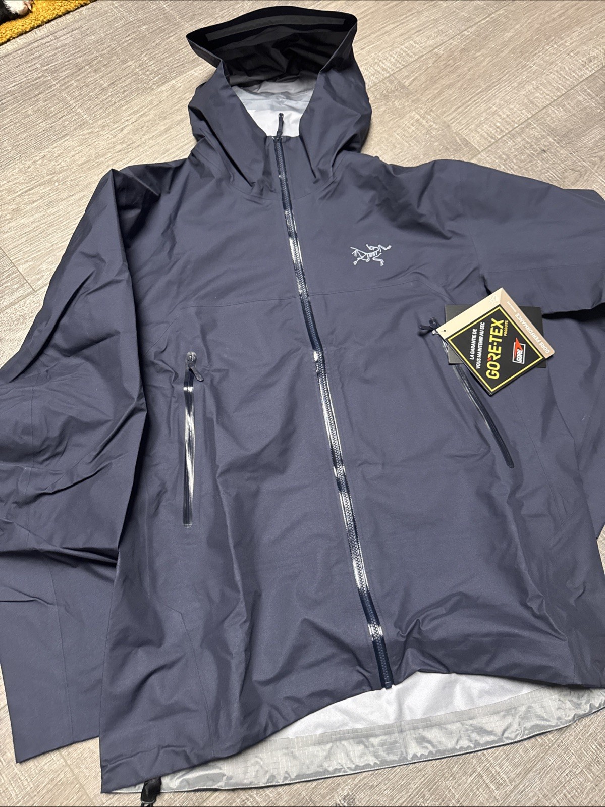 Giacca Arc'teryx Beta Uomo Nero Zaffiro Nuova Autentica TG L