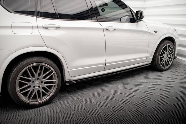Seitenschweller Ansatz FüR BMW X3 M-Paket F25 Seitenschweller Schweller Schwarz-image