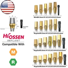 US Dental Straight Transfer Abutment Mini/Regular Ø4.5/5.0mm Fits Hiossen Osstem