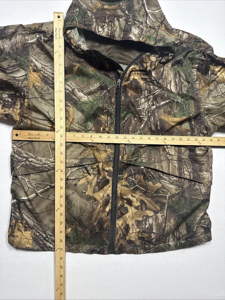 Винтажный RedHead дождевик мужской L молнии карманы камуфляж Realtree Xtra - Изображение 2 из 4