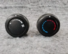 2003-2007 HONDA ACCORD AC A/C HEAT CLIMATE CONTROL TEMPERATURE KNOB OEM PAIR 2PC