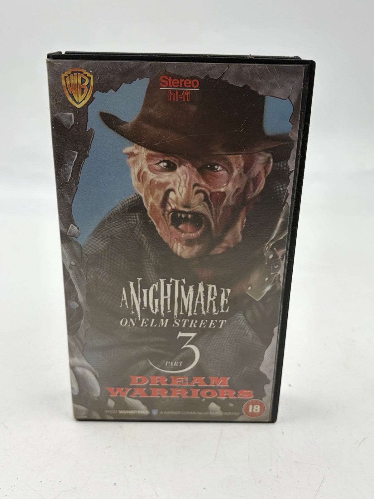 A Nightmare On Elm Street Part 3 Dream Warriors VHS Tape 18 Horror PAL UK VGC