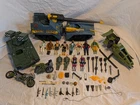 Vintage 80s GI Joe Part Lot Vehicle Figure Weapon Accessories Wolverine Sky Hawk