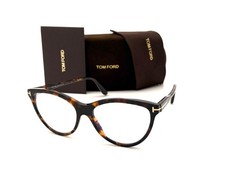Tom Ford FT5772 052 Havana / Clear Lens  55mm Eyeglasses TF5772