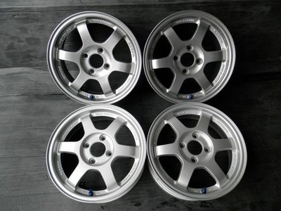 JDM PP1 Beat Rays Volk Racing TE37 Aftermarket 14-inch Aluminum Wheels No Tires