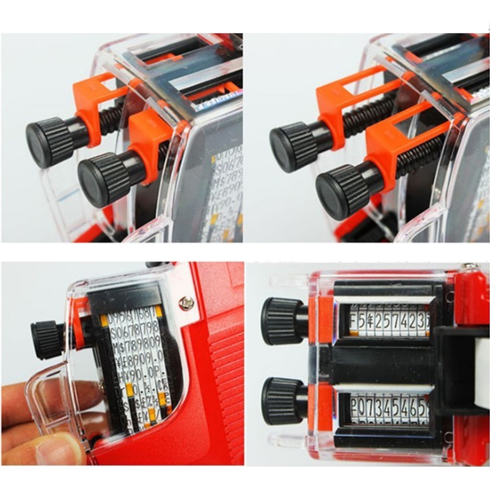Price Tag Gun 10 Digits 2 Lines Labeller Marker Attacher Tool For Office Retail