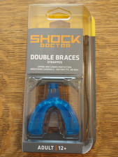 Shock Doctor Double Braces Strapped Mouthguard New