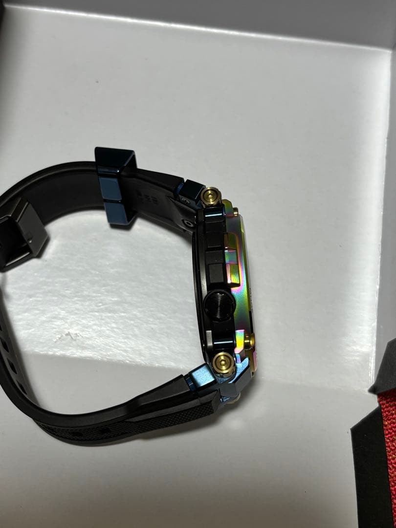 Casio G-SHOCK MTG B1000RB-2AJR Solar Watch 20th Anniversary Rainbow image 5