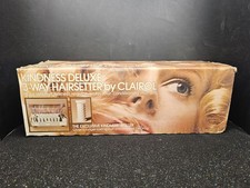 1974 Clairol Kindness Deluxe K-400 3-Way Hairsetter Complete NOS ORIG BOX WORKS