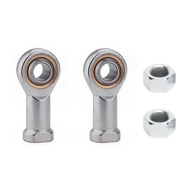 2 PCS SI14T/K M14x1.5 PTFE Composite Material Female Thread Rod End Bearing