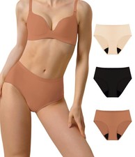 Adult Womens Incontinence Protective Underwear Washable Bladder Leak Proof Po...