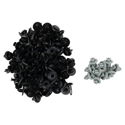 100 Pcs Plastik Verschluss Schrauben Clips Set Für Auto Kfz Stoßstange Kotflügel