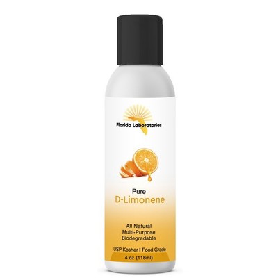 D-Limonene 100% Food Grade Citrus Solvent 4oz D-Limonene Orange Oil FREE SHIP!