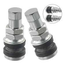 Zinc Alloy Tubeless Tire Valve Stem for Car TR161 Bolt In Wheel (2pcs)