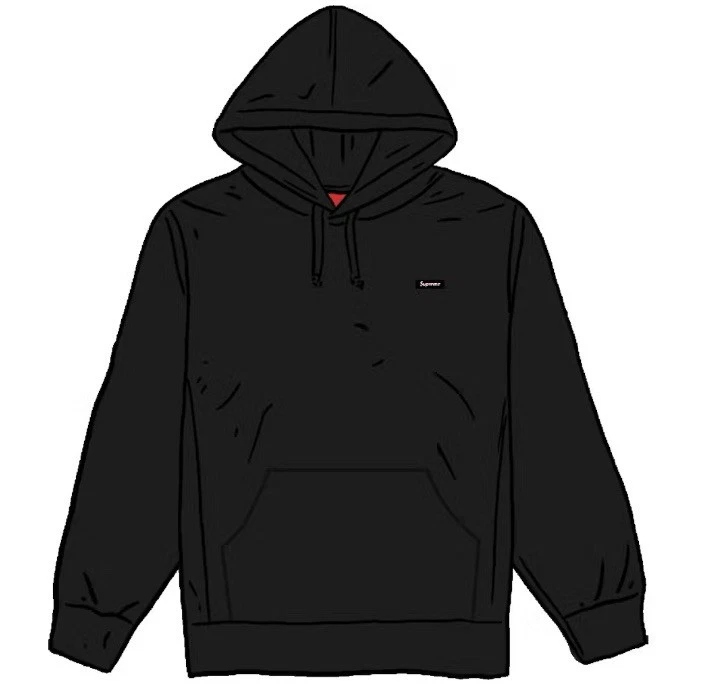 Sweat à capuche Supreme Small Box (SS21) noir taille L 100% authentique neuf