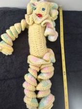 Rare  unique handmade crotched ugly doll, VTG