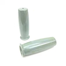 2FastMoto 1" Retro Style Barrel Grips - Gray  42-56592
