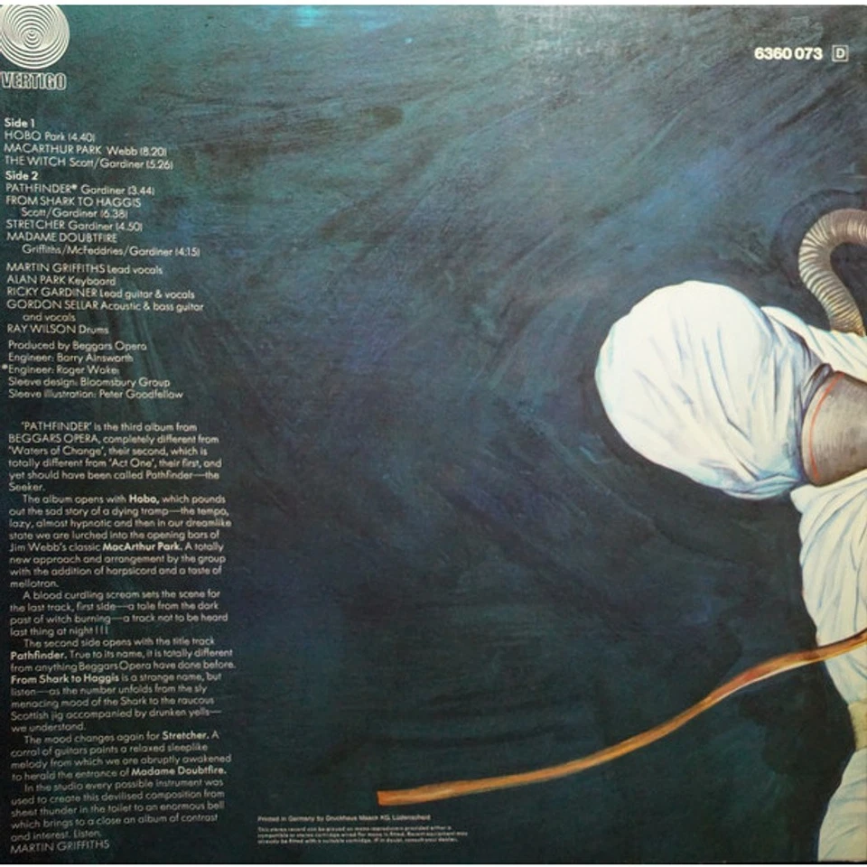 Beggars Opera - Pathfinder (Vinyl LP - 1972 - DE - Reissue) - Bild 2 von 4