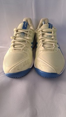 US Size 10 - Womens Asics Solution Speed FF 3 Huddle Yellow Blue Coast W