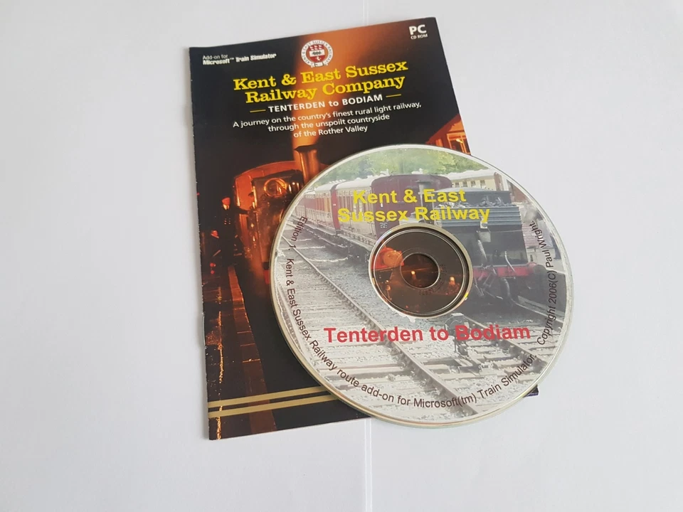 Kent & East Sussex Railway Company PC CD ROM Game MSTS Expansion Tenterden - Image 2 of 4