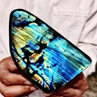 2.55LB Top natural Labrador flash moonstone quartz crystal mineral specimen — photo 9