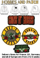 Patch GUNS N'ROSES hard rock heavy metal gruppo musicale band toppa termoadesiva