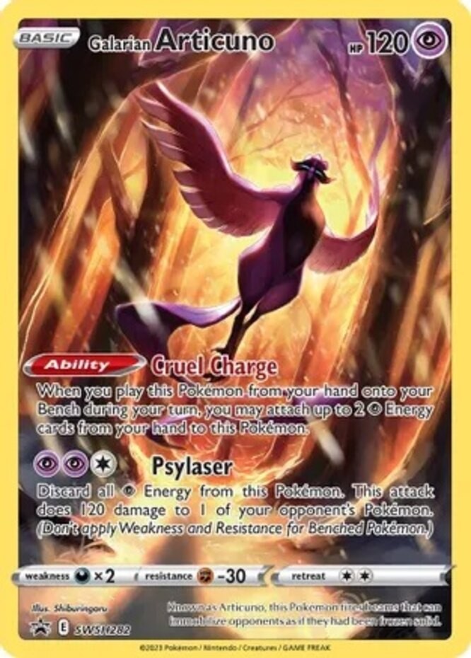 Lightly Played Galarian Articuno - SWSH282 - SWSH Black Star Promos Pokemon SWSH