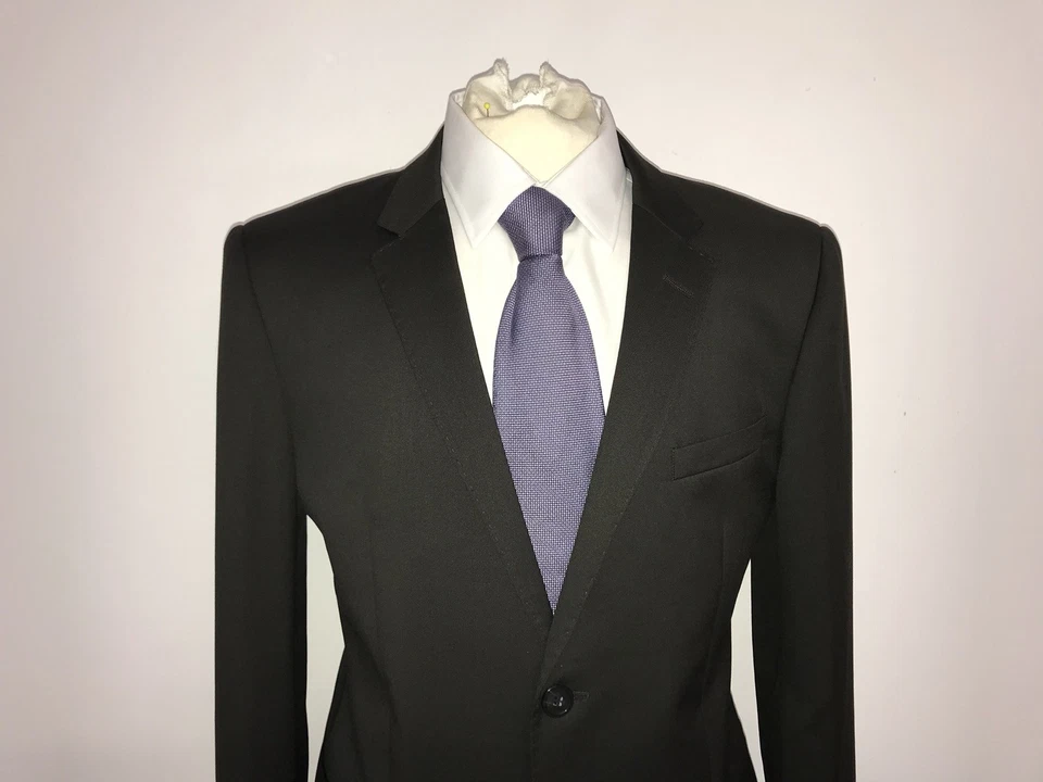 EMPORIO ARMANI David Line - Plain BROWN WOOL SUIT - 42 Reg - W36 L30 - WORN ONCE - Image 3 of 4