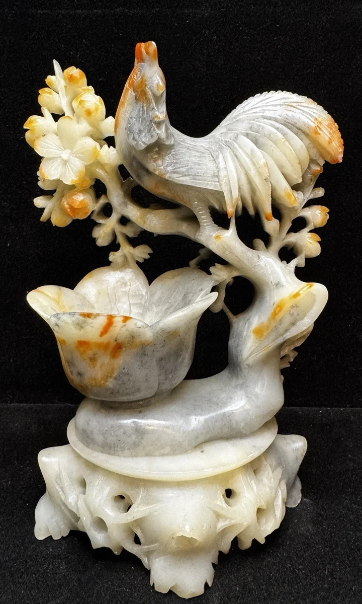 寿山石（求索） 最高品質寿山石（寿山堀性石)（通）彫刻品 马 铭生 氏 作 中国福建省産