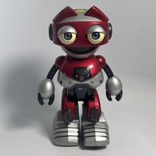 OTTOBOT Tiger Electronics 2001 Red And Silver Robot Moves Talks Works Tested