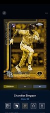 Topps Bunt Gilded 25 Chandler Simpson Cast In Gold Legendary DIGITAL