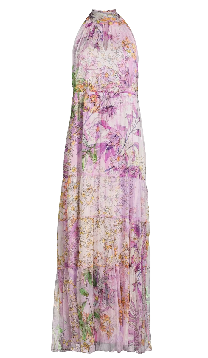 riona halter maxi dress Johnny Was Women's Riona Halter Maxi Dress in Blue, Size Small, Floral