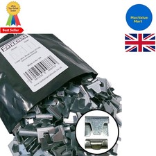 250 Large Metal Wire Mesh Clips - Versatile for Fencing and Cage Construction