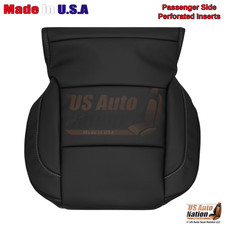 2015-2020 For Chevy Suburban Leather Perf Front Passenger Bottom Cover Black 2015-2020 For Chevy Suburban Leather Perf Front Passenger Bottom Cover Black