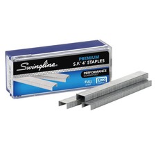 Swingline Staples, S.F. 4, Premium Staples for Desktop 1 Box, Silver 