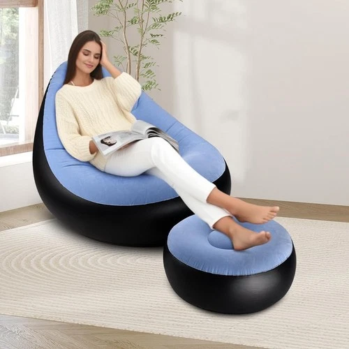 Sillón Sofá Inflable Para Sala Habitacion Cosas De Casa Sillón Inflable - Foto 3 de 16