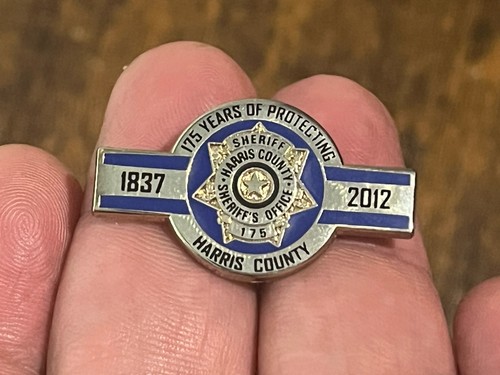 Harris County TX Sheriff's Office 175th ANNIVERSARY 1837-2012 Lapel Pin