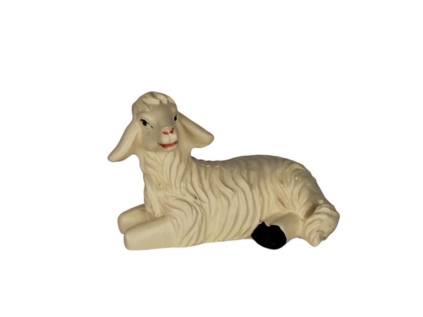 KrippenzubehöR Schaf Ca. 4 Cm Polyresin Liegend Polyresin-image