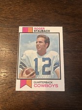 1973 Topps - Roger Staubach #475 Dallas Cowboys NFL Football HOF Card Vintage