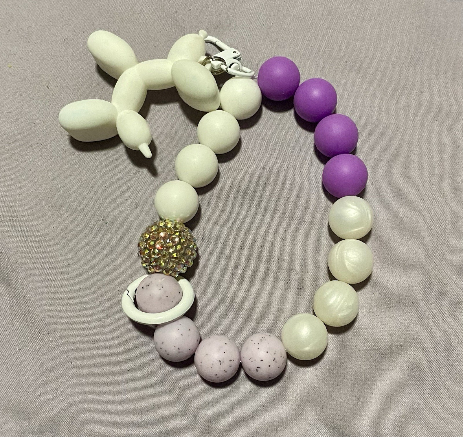 Handmade Balloon Dog Wristlet Keychain - Price Per Each