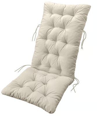 IKEA Sitz-/Rückenpolster/außen, helles Graubeige, 116x45 cm