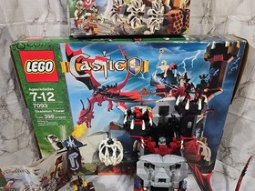 Lego 7093 Skeleton Tower + 7040 Dwarves' Mine Defender W/ Figures Not Complete